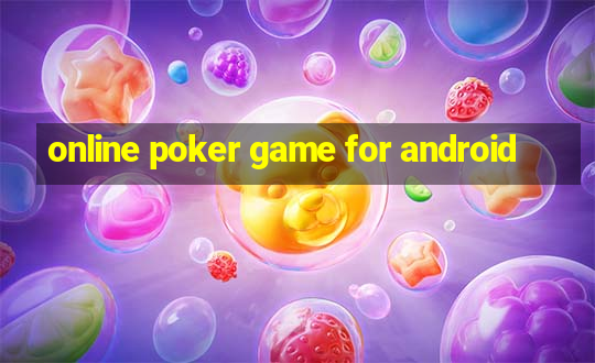 online poker game for android