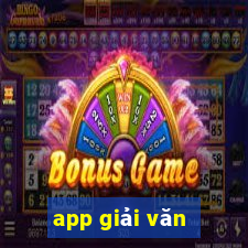 app giải văn