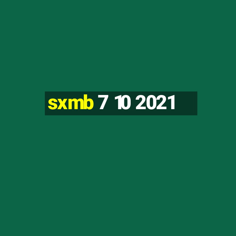 sxmb 7 10 2021