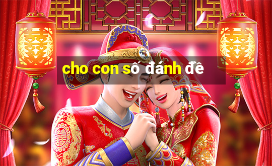 cho con số đánh đề