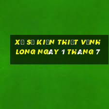 xổ số kiến thiết vĩnh long ngày 1 tháng 7