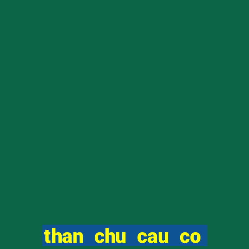 than chu cau co xin so