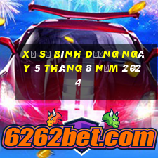 xổ số bình dương ngày 5 tháng 8 năm 2024