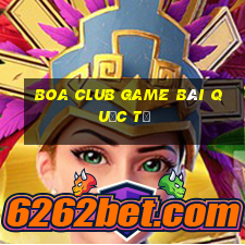 Boa Club Game Bài Quốc Tế