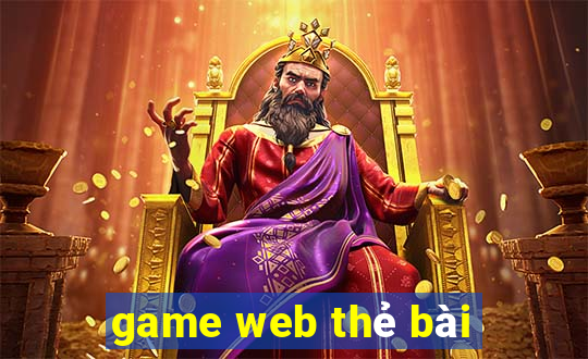 game web thẻ bài