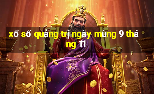 xổ số quảng trị ngày mùng 9 tháng 11