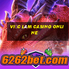 việc làm casino online