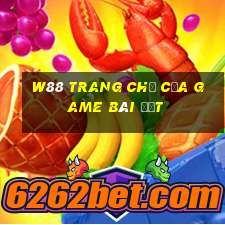 W88 Trang chủ của game bài đất