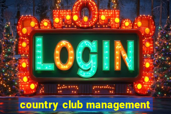 country club management