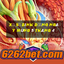 xổ số bình dương ngày mùng 5 tháng 4