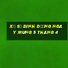 xổ số bình dương ngày mùng 5 tháng 4