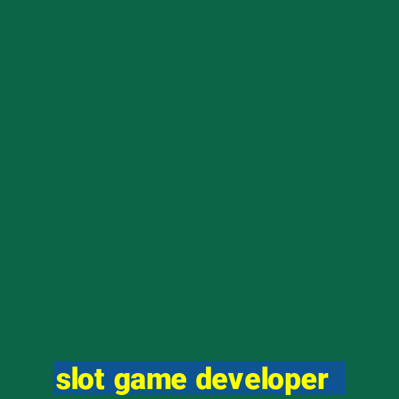 slot game developer