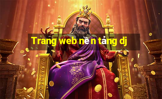 Trang web nền tảng dj