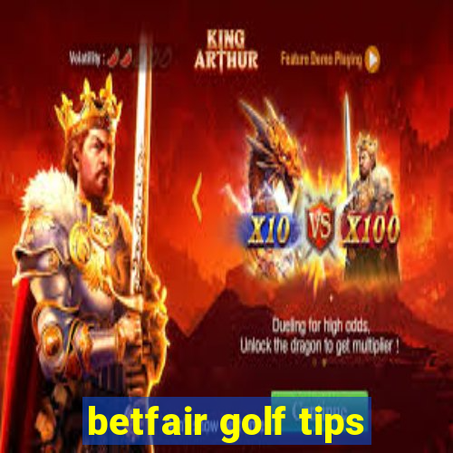 betfair golf tips