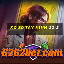 xo so tay ninh 22 2