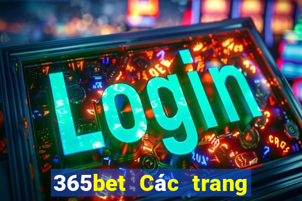 365bet Các trang web mới nhất