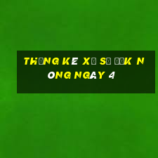 Thống kê Xổ Số Đắk Nông ngày 4