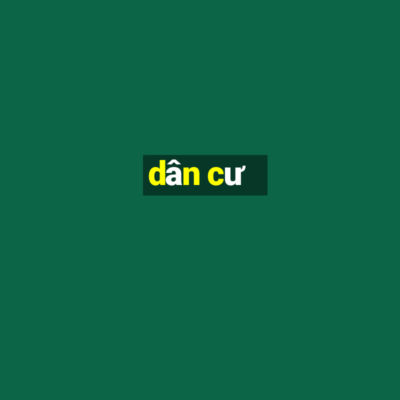 dân cư