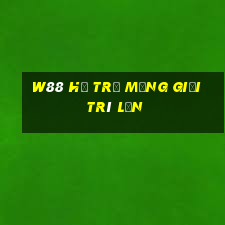 W88 Hỗ trợ mạng giải trí lớn