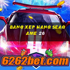 bang xep hang seagame 26