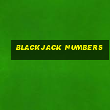 blackjack numbers