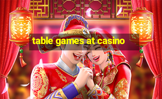 table games at casino