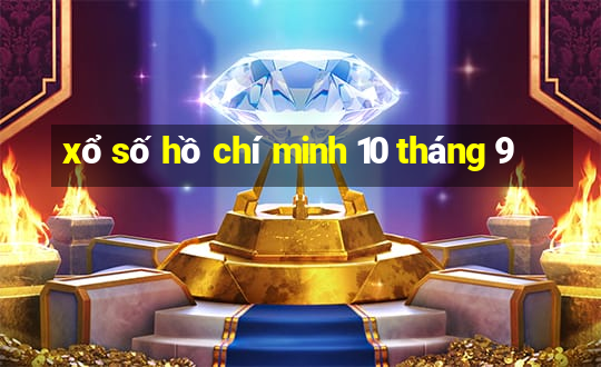 xổ số hồ chí minh 10 tháng 9