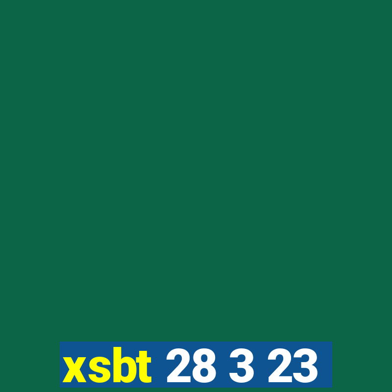 xsbt 28 3 23