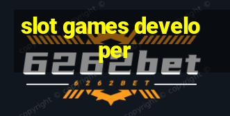 slot games developer