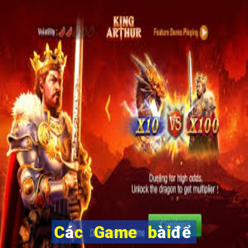 Các Game bàiđể đổi 188