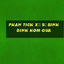 Phân tích xổ số binh dinh Hôm qua