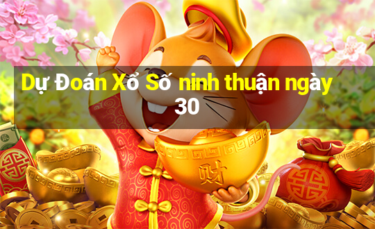 Dự Đoán Xổ Số ninh thuận ngày 30