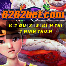 kết quả xổ số kiến thiết ninh thuận