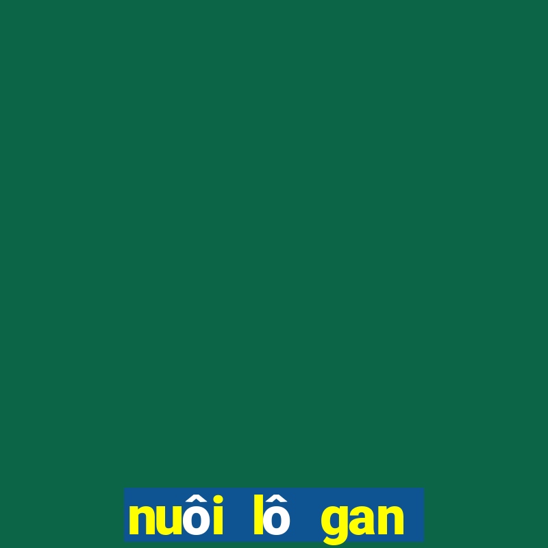 nuôi lô gan miền bắc