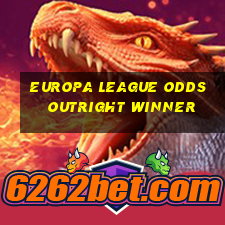 europa league odds outright winner