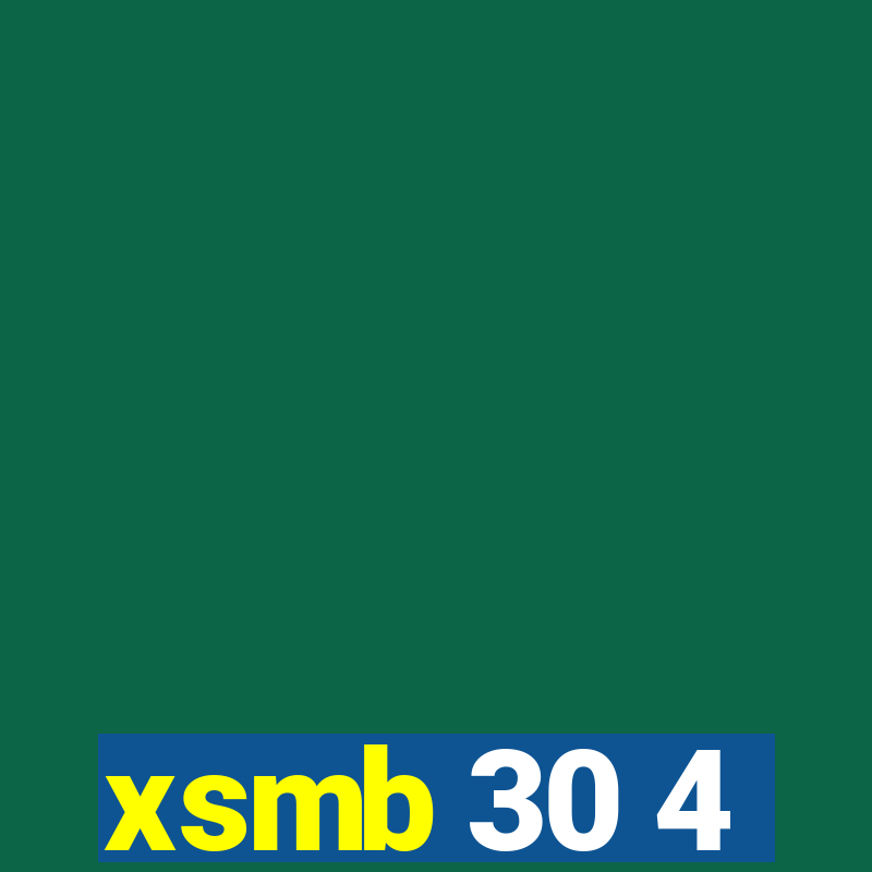 xsmb 30 4