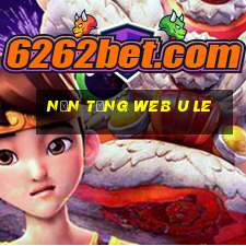 Nền tảng web u le