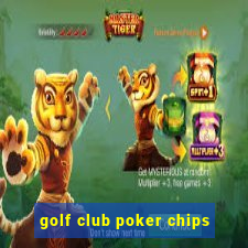 golf club poker chips