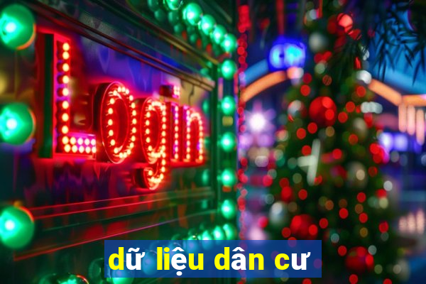 dữ liệu dân cư