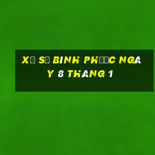 xổ số bình phước ngày 8 tháng 1