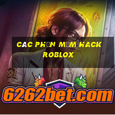 các phần mềm hack roblox