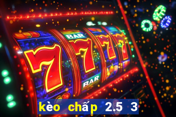 kèo chấp 2.5 3 là gì