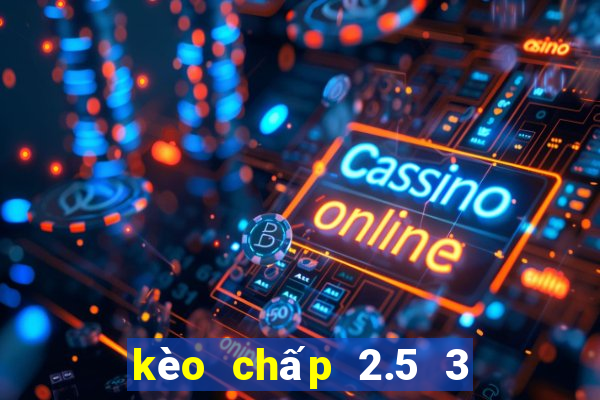 kèo chấp 2.5 3 là gì