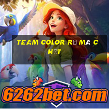 team color rẻ mà chất