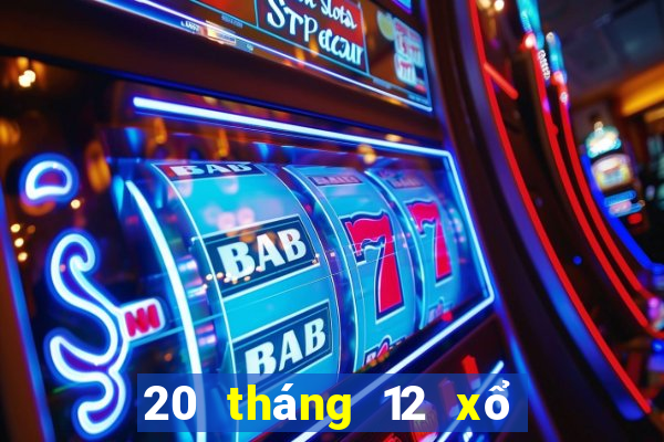 20 tháng 12 xổ số cần thơ