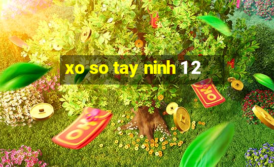 xo so tay ninh 1 2