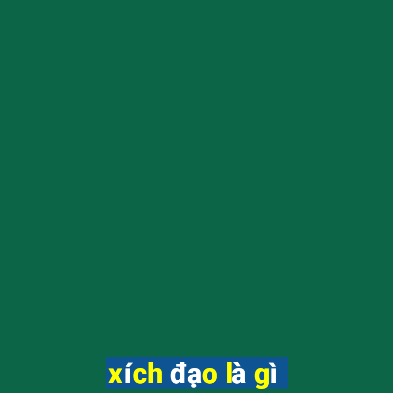 xích đạo là gì