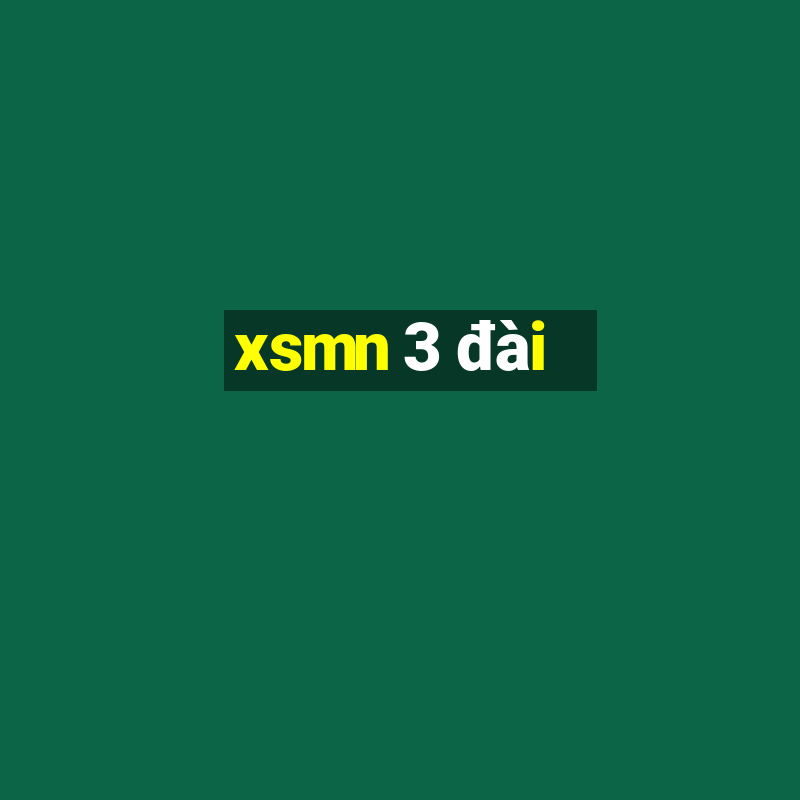 xsmn 3 đài