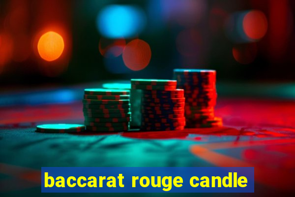 baccarat rouge candle