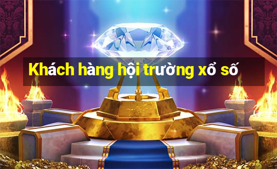 Khách hàng hội trường xổ số